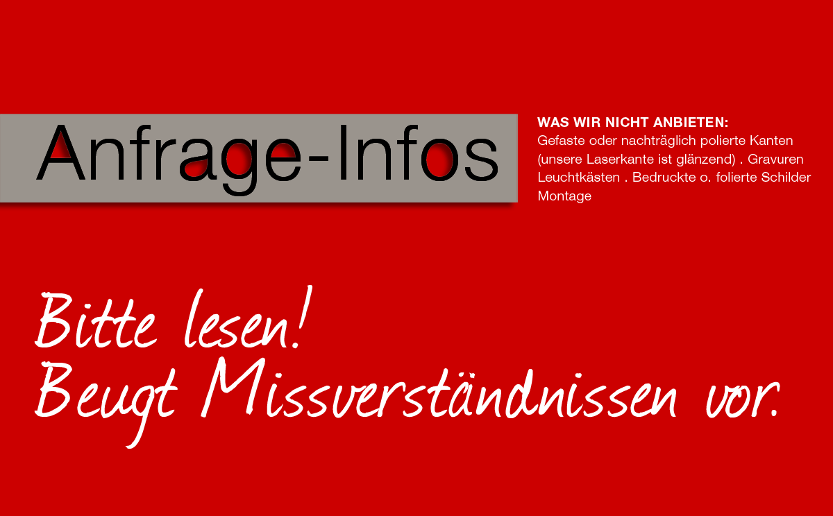 Anfrage-Infos. Anfrage-Infos.