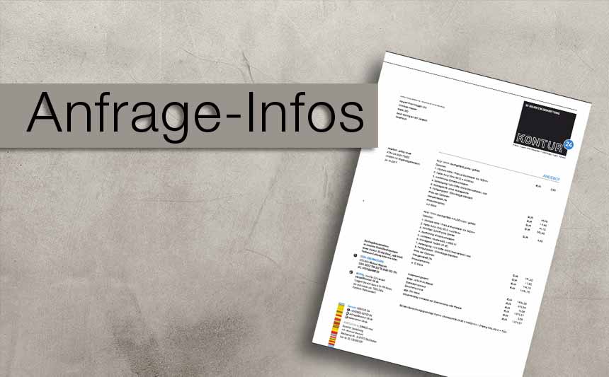 Anfrage-Infos. Anfrage-Infos.