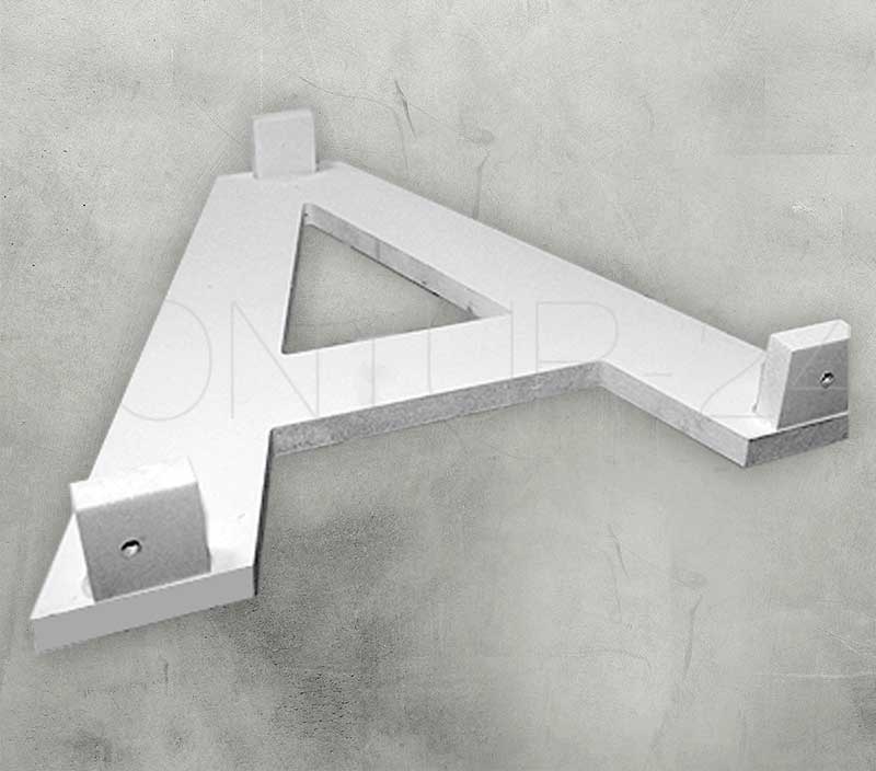 3D Metallbuchstaben Profil 1 Alu lackiert - Bild 4