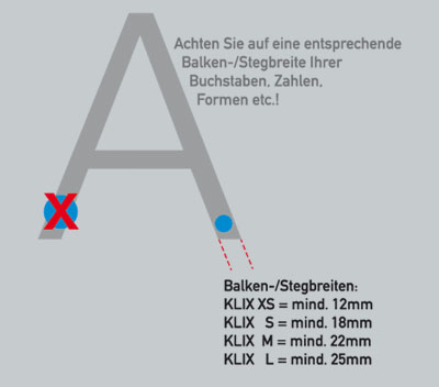 Abstandshalter KLIX M weiß / D=20mm, Wa=23mm - Bild 2