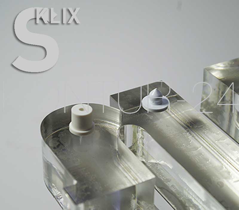 Abstandshalter KLIX S V1 weiß / D=16mm, Wa=15mm