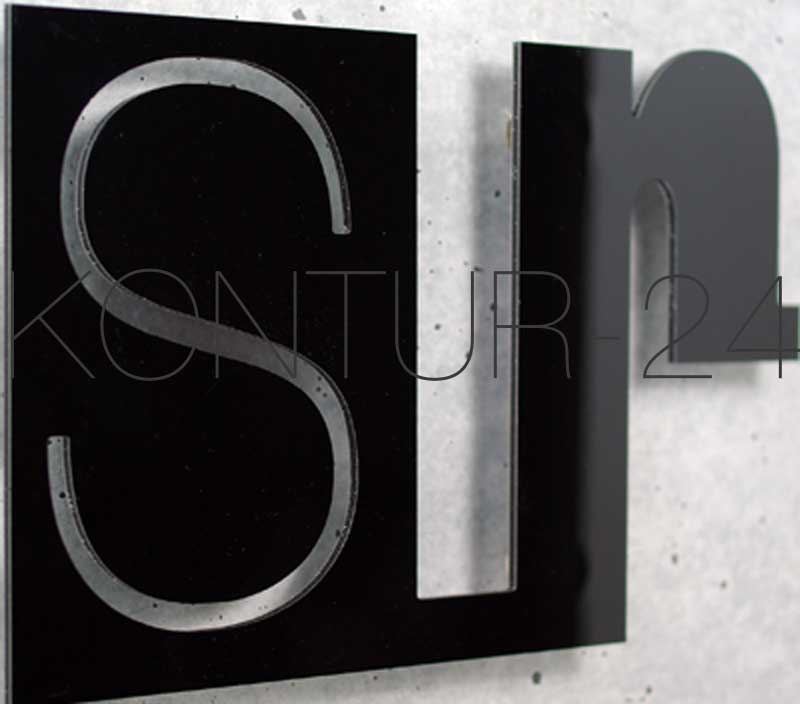 3D DIBOND-Buchstaben Alu-Verbund 3mm farbig - Bild 2