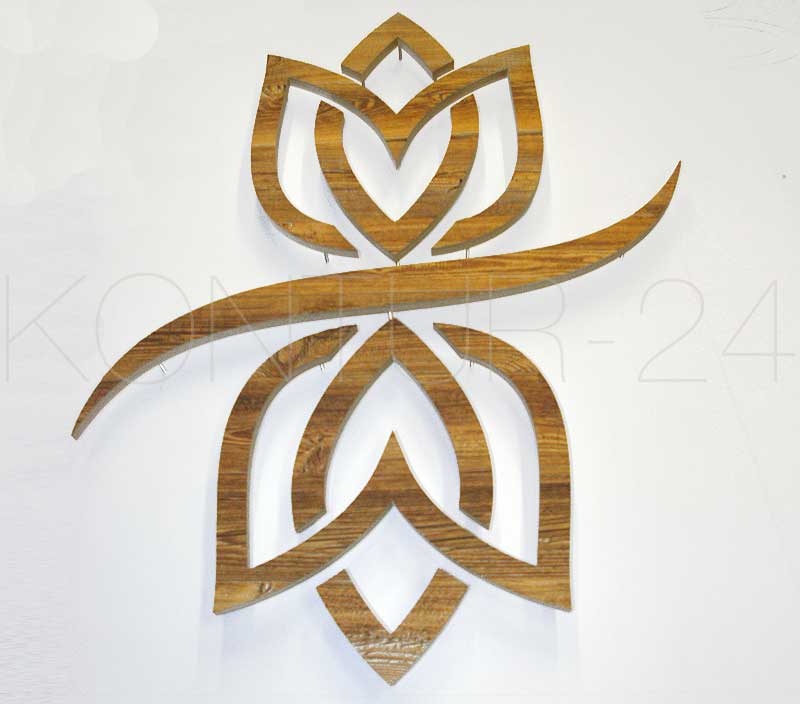 3D Holzbuchstaben Altholz sonnig 3-Schicht 22mm / gefräst - Bild 5