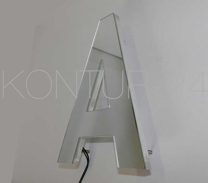 Leuchtbuchstaben Acryl 3mm & Acryl 8mm / LED-Rückleuchter - Bild 3