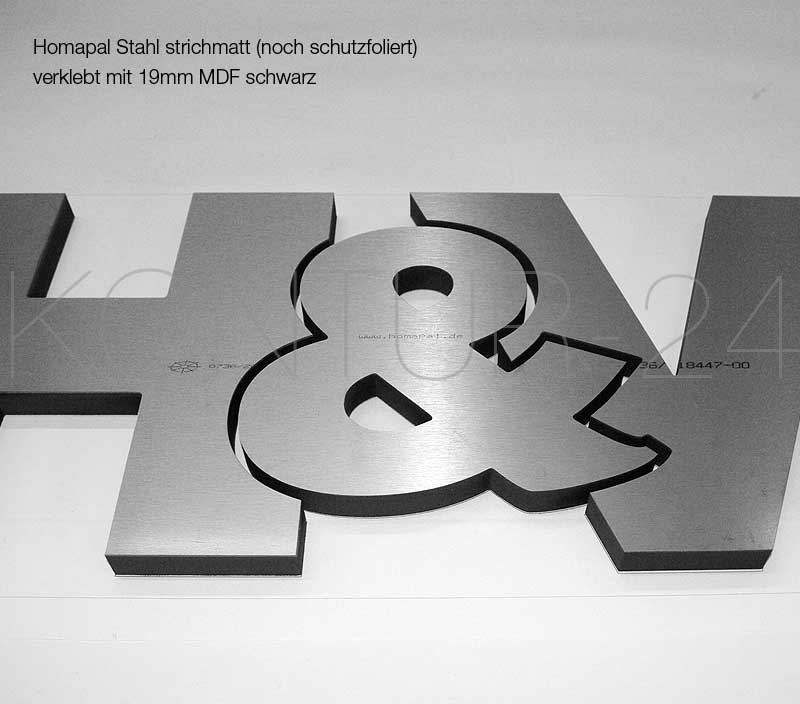3D Buchstaben HPL & Holz - Bild 18