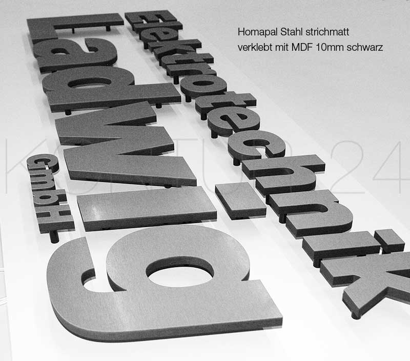 3D Buchstaben HPL & Holz - Bild 20