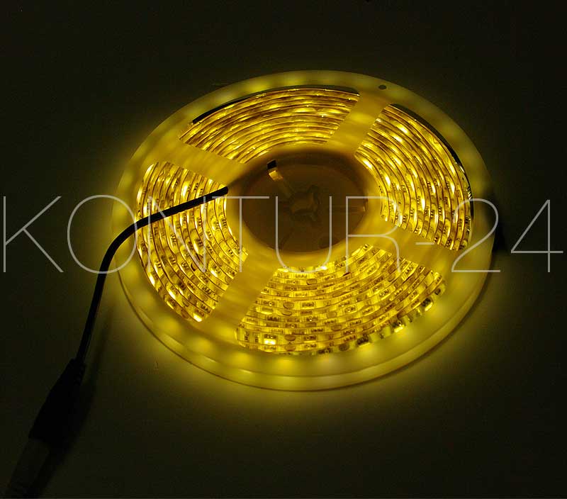 LED-Licht Zubehör LED-Stripe 12V SMD3528 warmweiss IP66 / 5m