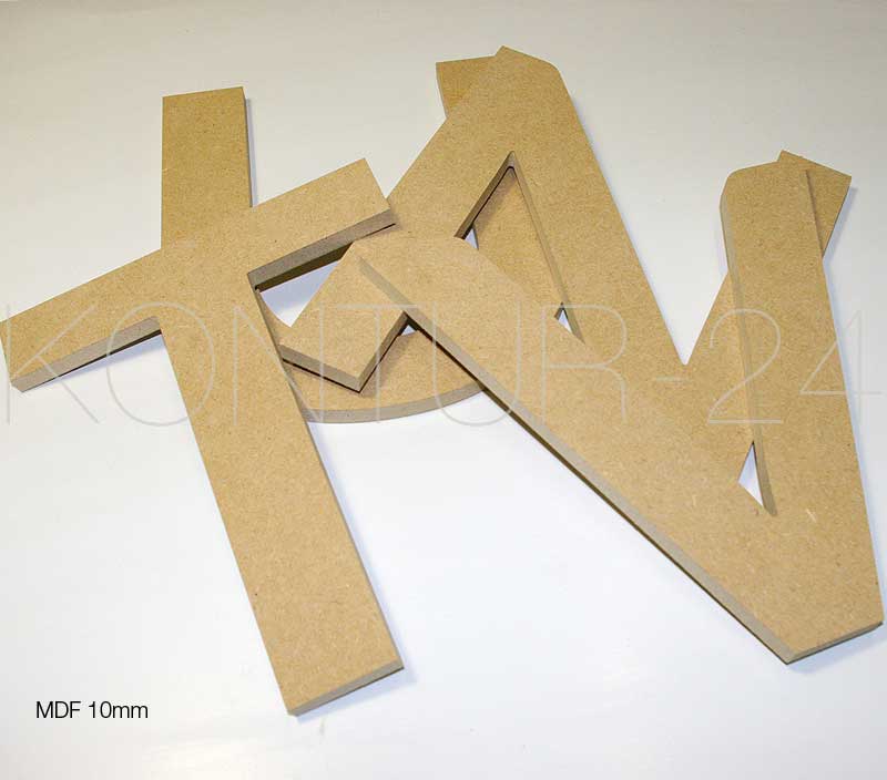 Musterbuchstabe / MDF