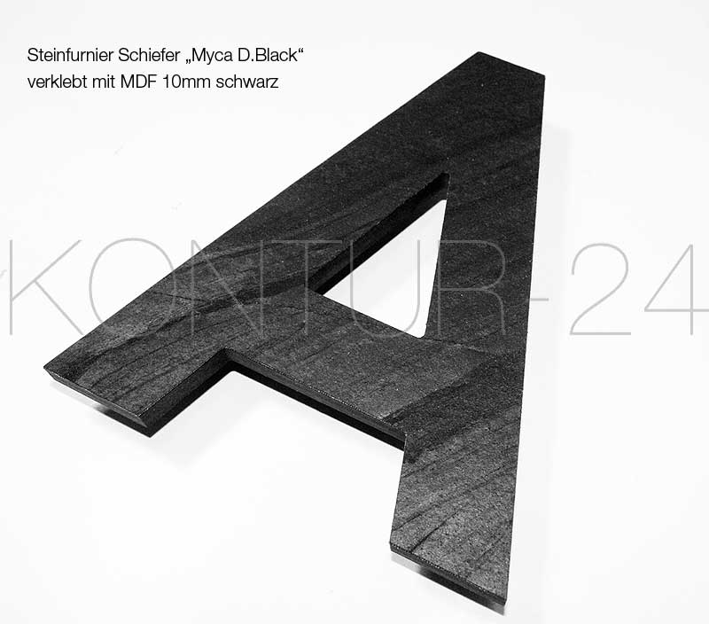 3D Buchstaben Steinfurnier & Holz - Bild 3
