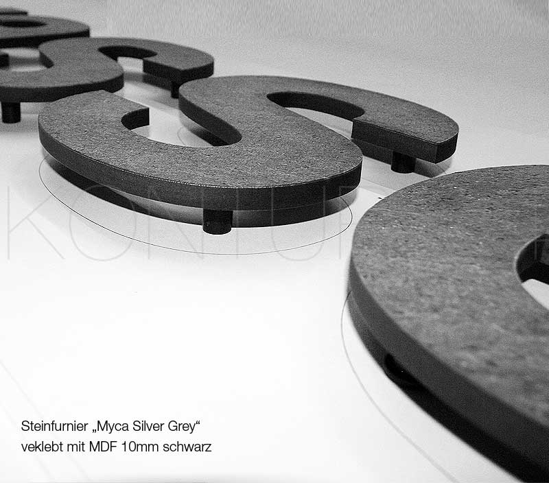 3D Buchstaben Steinfurnier & Holz - Bild 9