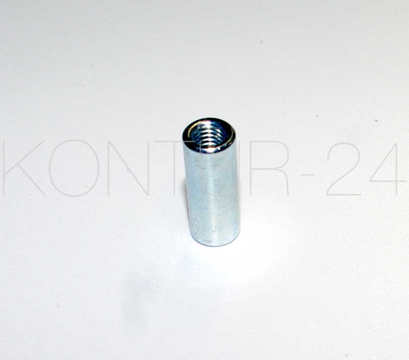 Runde Verbindungsmuffen M5x15mm verzinkt