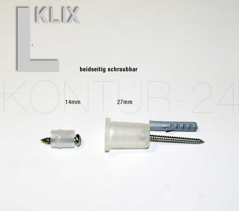 Abstandshalter KLIX L V2 milchig / D=20mm, Wa=27mm