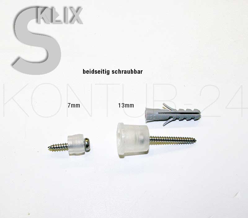 Abstandshalter KLIX S V2 milchig / D=14mm, Wa=13mm