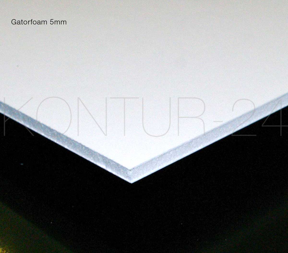 Gatorfoam 5mm weiß